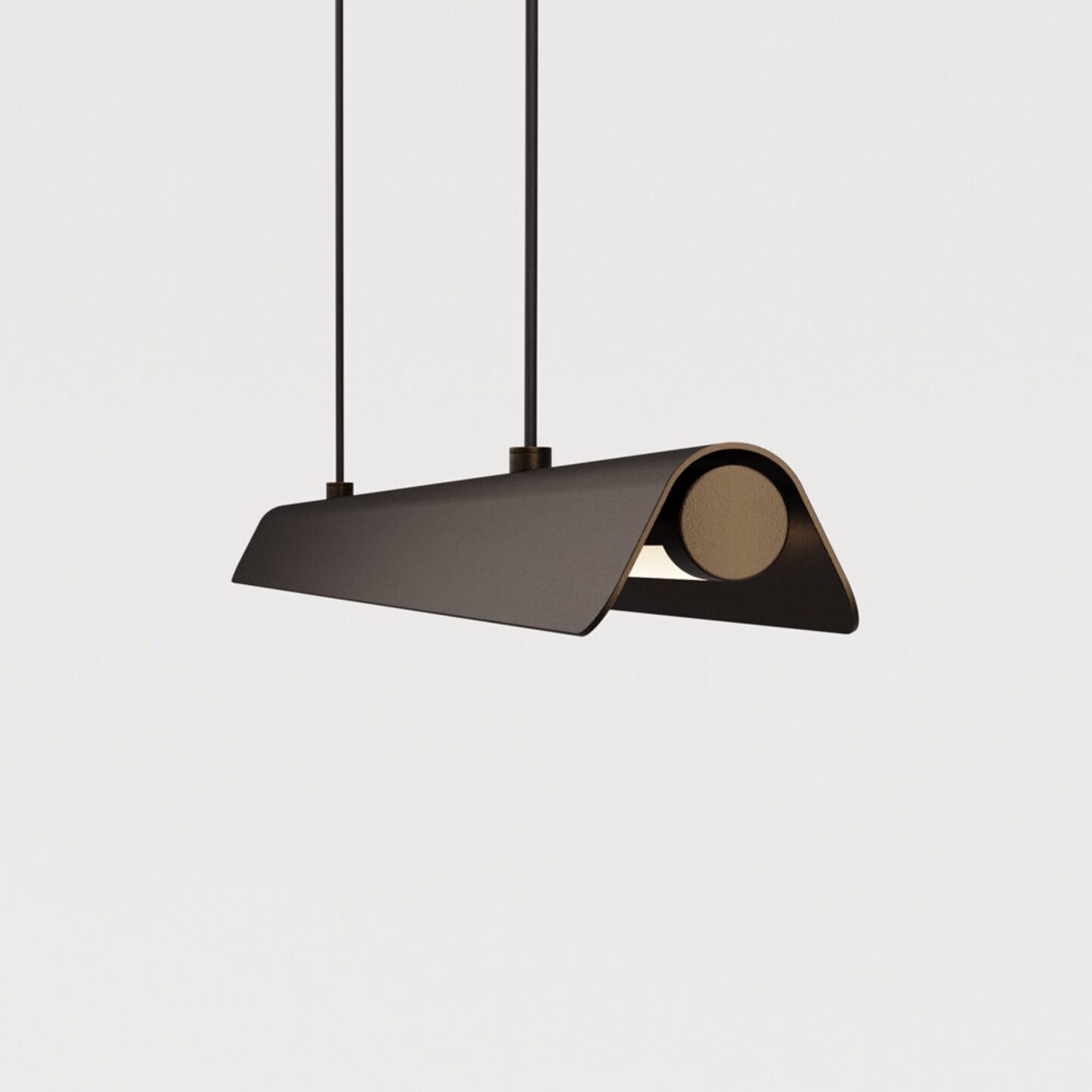 V Fold Linear 096 Bronze
